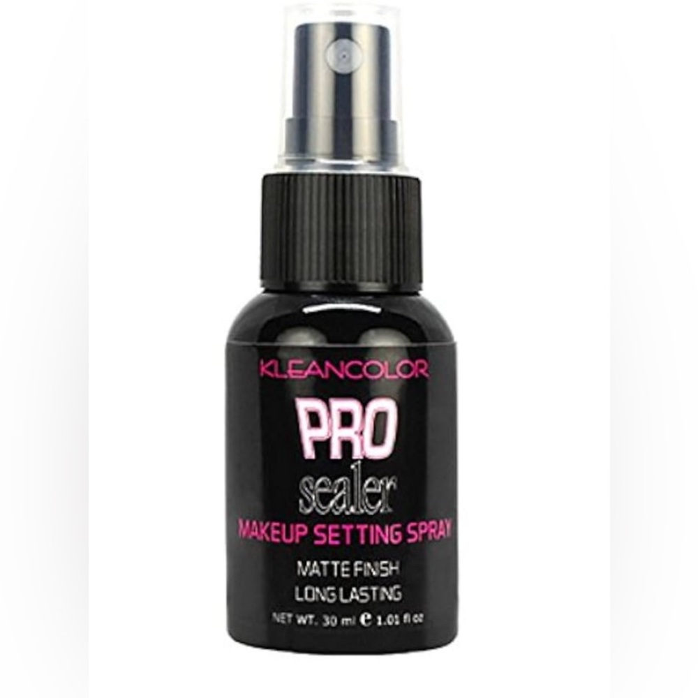 Kleancolor Pro Sealer Makeup Setting Spray - Black